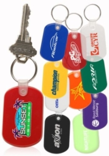 Tag Soft Plastic Keychains