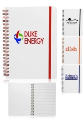 White Spiral Notebooks