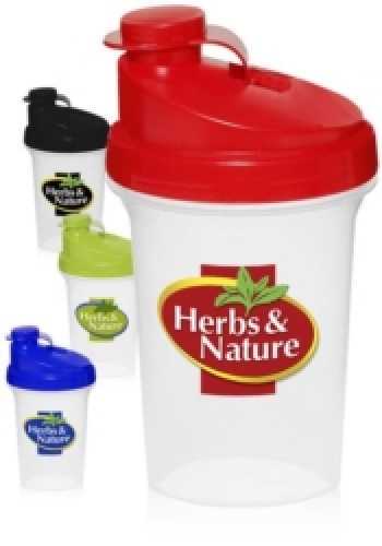 16 oz. Plastic Shaker Bottles