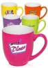 16 oz. Bright Colors Bistro Mugs