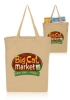 14W x 16H inch Gusseted Cotton Tote Bags