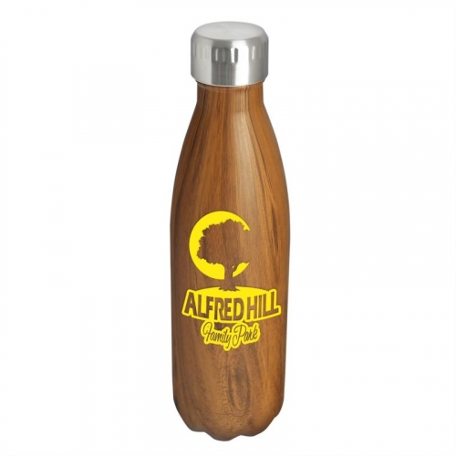 Kula - 17 oz. Woodtone Steel Bottle