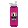 26 oz. Tritan Flair Bottle - Flip Straw Lid - digital imprint