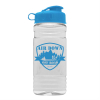 20 Oz. Clear Sports Bottle With Flip Top Lid