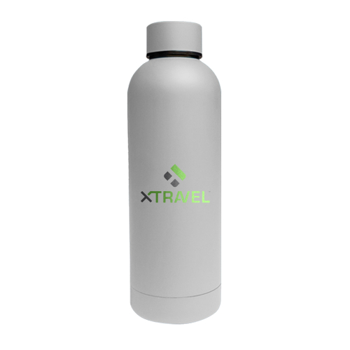 17 oz Double Wall Stainless Steel Bottle with a Rubberized Finish