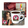 Post Card with Full Color Coffee Cup Coaster