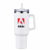 40 oz Double Wall Tumbler With Handle and Straw