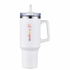 40 oz. Double Wall Tumbler with Handle and Straw