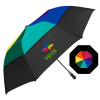 The Vented Rainbow Colossal Crown Auto-Open Folding Umbrella