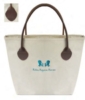 Tote Bag w/Spade End Leather Handles (Direct to Garment Printing)