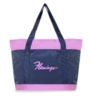 Large Tote Bag w/Zipper and Pockets