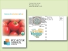 Organic Tomato Beefsteak Seed Packet - Postcard Mailer Size 4