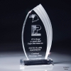 Clear Cascade Lucite Award - Small