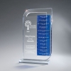 Clear Lucite Perpetual Award - Large(Glass Bars So