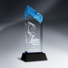 Blue Chisel Carve Tower Award on Base
