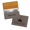Leatherette Hard Business Card Case
