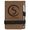 Leatherette Notepad And Pen