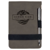 Leatherette Notepad And Pen