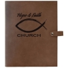 Leatherette Book/Bible Cover w/Snap