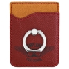 Leatherette Phone Wallet With Ring