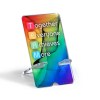 Phone Holder, Rectangle Clear Acrylic Imprint Only
