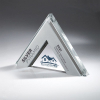 Clear Acrylic With Aluminum Alpine Award