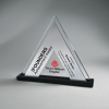 Clear And Black Acrylic Alpine Award, Lrg