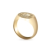 Stock Oval Ladies' Gold Ring