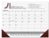 Black 13-Month Calendar Desk Pad (21¾