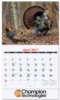 American Wildlife Monthly Wall Calendar w/Staples (10 5/8