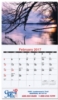 Scenic Water Monthly Wall Calendar w/Stapled (10 5/8