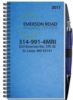 Time Managers Calendar w/Pen Safe Back Cover & Pen (5