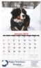 Furever Friends Monthly Wall Calendar w/Staples (10 5/8