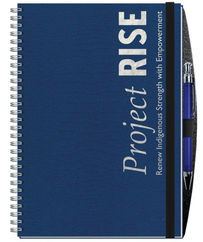 Academic Journal Planner w/Embossed Paperboard Cover w/Dynamic Pen (7