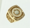 Winner's Circle Corporate 14K Gold Ring W/ Square & Circle Center