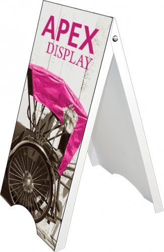 Apex Plastic A-Frame Display