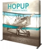 Hopup™ 8ft Full Height Straight Display & Front Graphic
