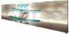Hopup™ 30ft Full Height Straight Display Full Fitted Graphic