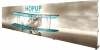 Hopup™ 30ft Full Height Straight Display W/ Front Graphic