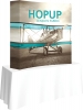 Hopup™ 5.5ft Curved Tabletop Fabric Display With Endcaps