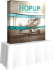 Hopup™ 5ft Straight Tabletop Display & Tension Fabric Graphic
