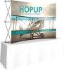 Hopup™ 8ft Curved Tabletop Display & Front Graphic