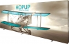 Hopup™ 20ft Full Height Straight Display Full Fitted Graphic