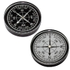 Large Resin Compass in Black or White