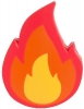Fire Emoji Squeezies® Stress Reliever