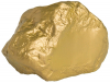 Gold Nugget Squeezies® Stress Reliever
