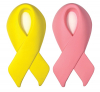 Yellow Squeezies® Stress Reliever Awareness Ribbon