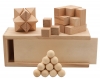 3 in 1 Wooden Puzzle Box Set