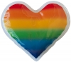 Rainbow Heart Gel Beads Hot/Cold Pack
