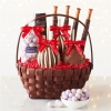 Custom Label Classic Holiday Caramel Apple Gift Basket